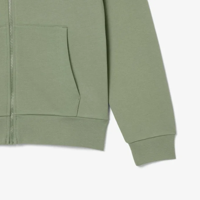Camisola de moletom com fecho clássico para homem
