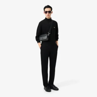 Camisola de moletom com fecho de correr para homem