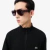 Camisola de moletom com fecho de correr para homem