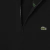 Camisola de moletom com fecho de correr para homem