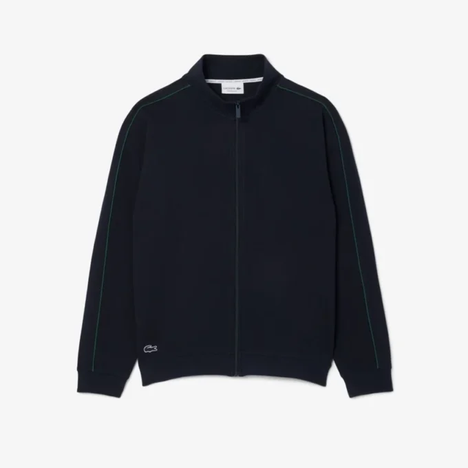 Camisola de moletom com fecho para homem