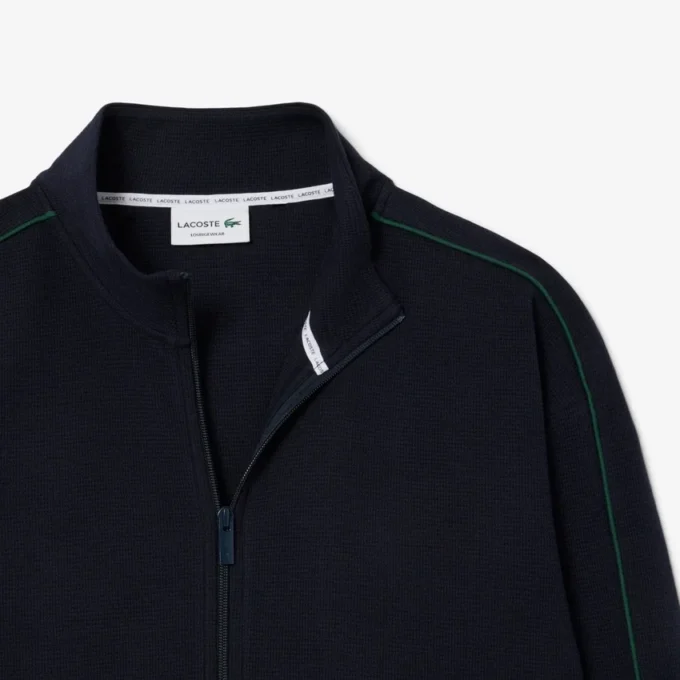 Camisola de moletom com fecho para homem