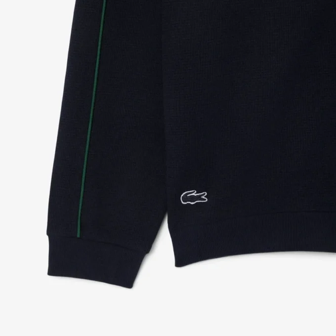 Camisola de moletom com fecho para homem