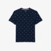 Camisola de pijama com estampado de crocodilo para homem