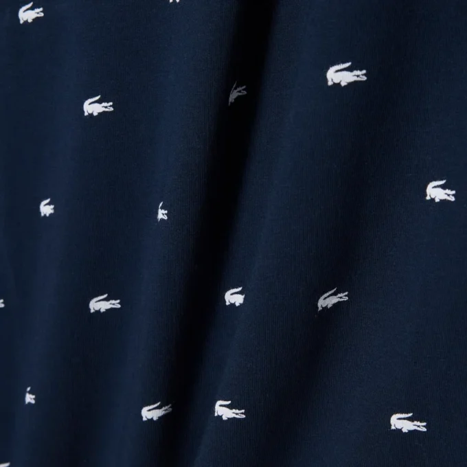 Camisola de pijama com estampado de crocodilo para homem