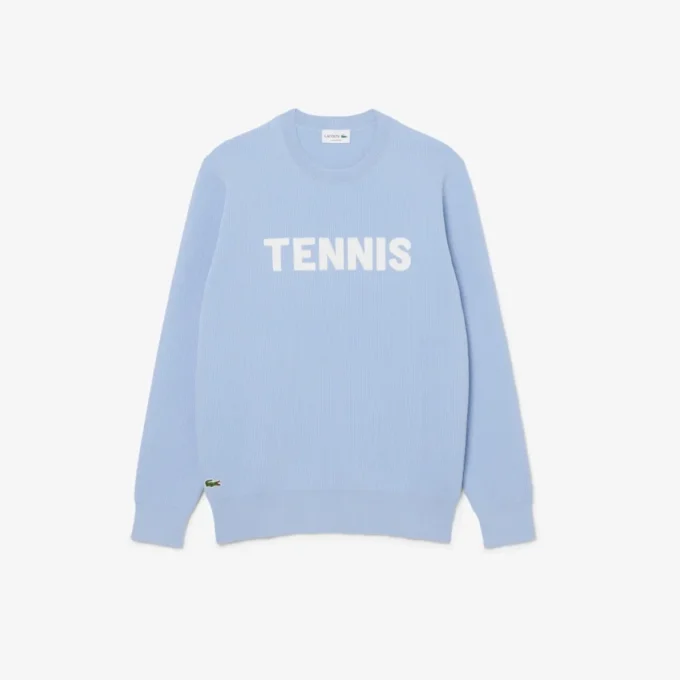 Camisola de ténis com gola redonda