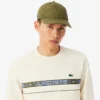 Camisola de ténis com riscas da marca para homem