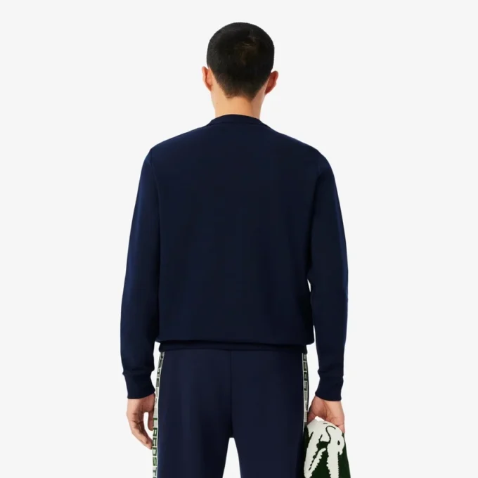 Camisola de ténis com riscas da marca para homem