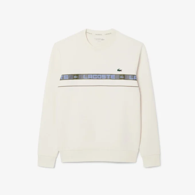 Camisola de ténis com riscas da marca para homem