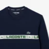 Camisola de ténis com riscas da marca para homem