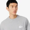 Camisola interior masculina em algodão com estampado de crocodilo