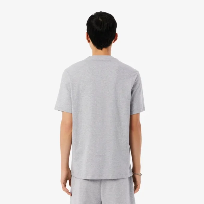 Camisola interior masculina em algodão com estampado de crocodilo
