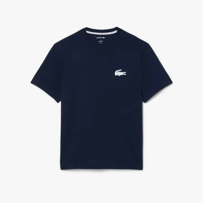 Camisola interior masculina em algodão com estampado de crocodilo