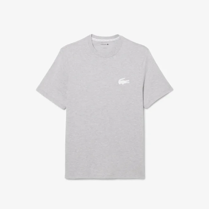 Camisola interior masculina em algodão com estampado de crocodilo
