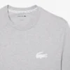Camisola interior masculina em algodão com estampado de crocodilo