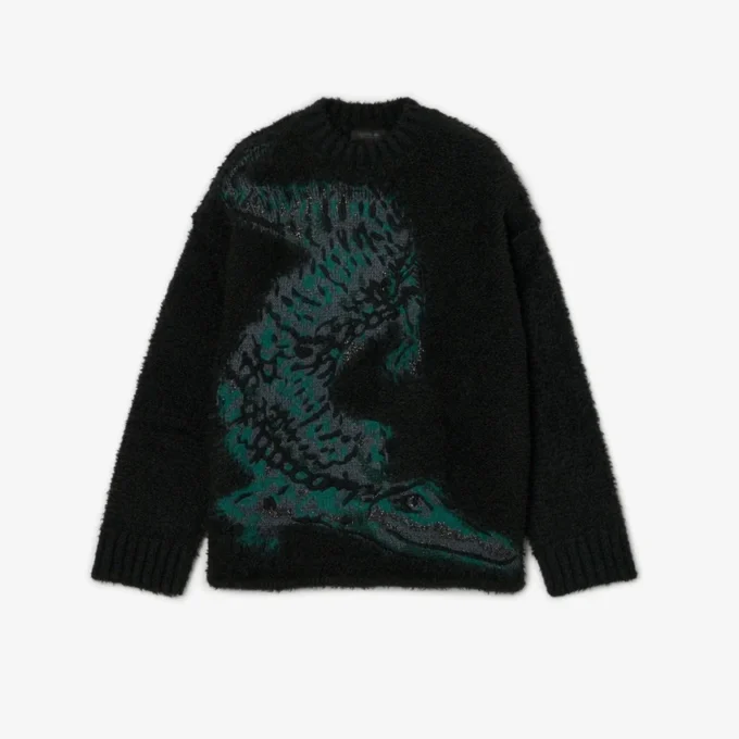 Camisola Jacquard Crocodile da Passarela