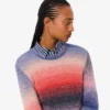 Camisola Ombra de gola redonda para mulher