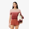Camisola Ombra de manga curta para mulher