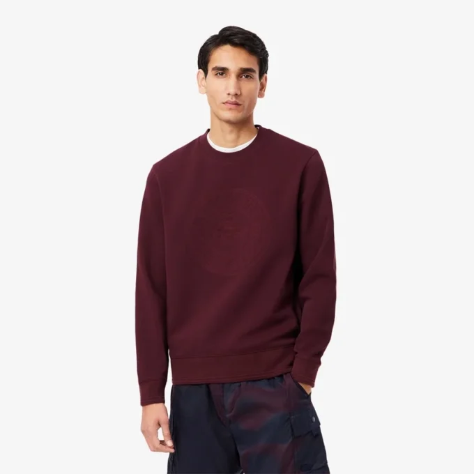 Camisola Piqué com logótipo em relevo para homem
