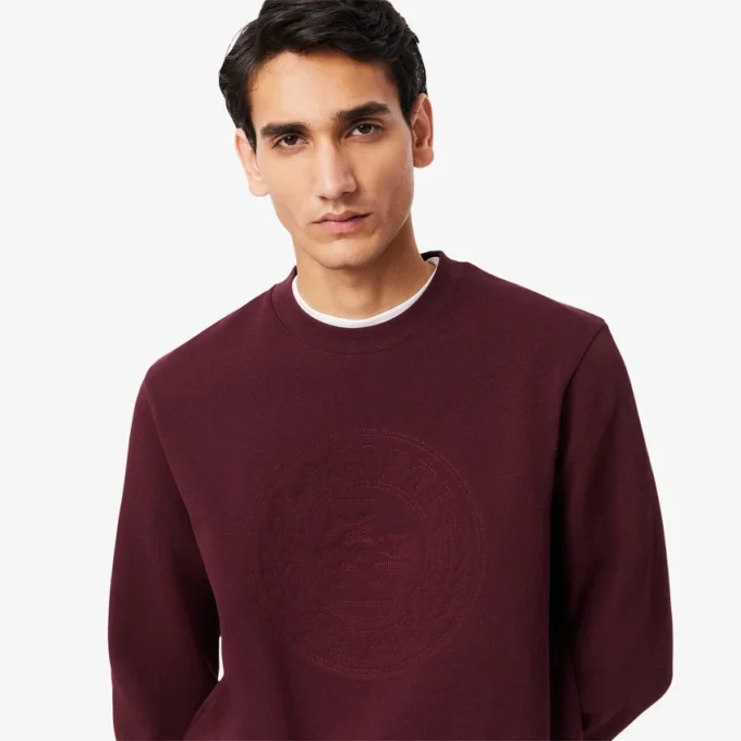 Camisola Piqué com logótipo em relevo para homem