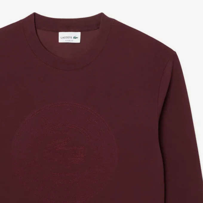 Camisola Piqué com logótipo em relevo para homem