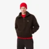 Camisola polar com fecho para homem