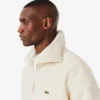 Camisola polar com fecho para homem