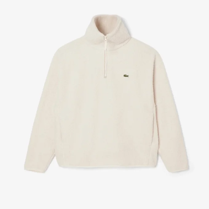 Camisola polar com fecho para homem