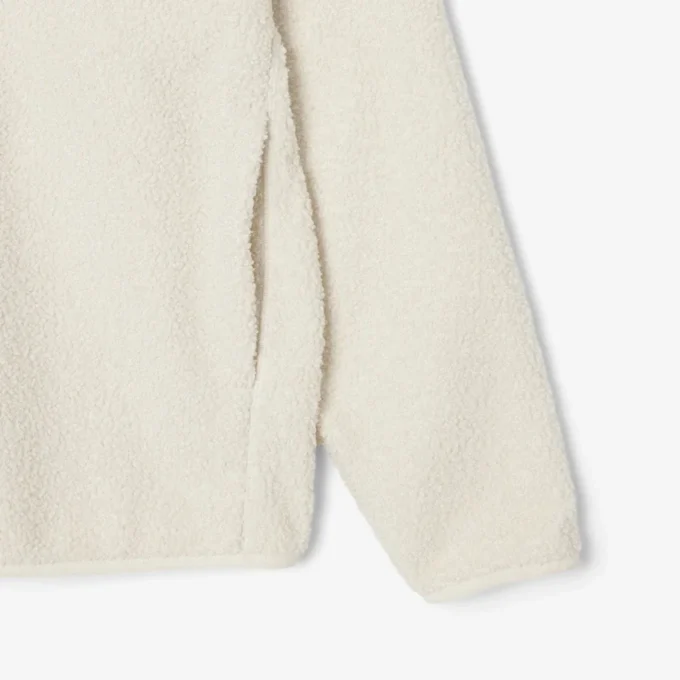 Camisola polar com fecho para homem