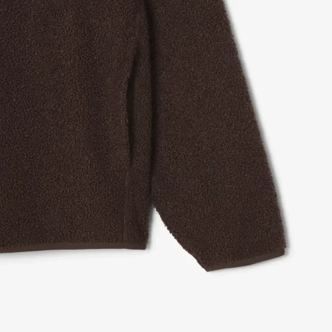 Camisola polar com fecho para homem