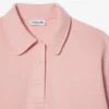 Camisola Polo Bordada de Corte Descontraído para Mulher