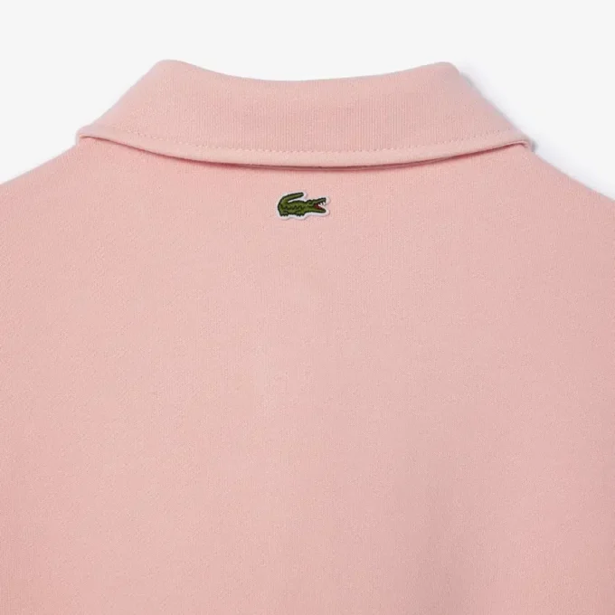 Camisola Polo Bordada de Corte Descontraído para Mulher