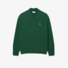 Camisola polo de lã de corte descontraído para homem