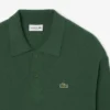 Camisola polo de lã de corte descontraído para homem