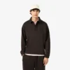 Camisola Polo em malha polar de corte largo para homem
