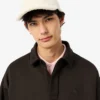 Camisola Polo em malha polar de corte largo para homem