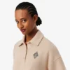 Camisola polo oversized com canelado