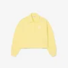 Camisola Polo Oversized com Canelado