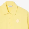 Camisola Polo Oversized com Canelado