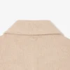 Camisola polo oversized com canelado
