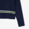 Camisola sem mangas com decote em V em algodão para meninas