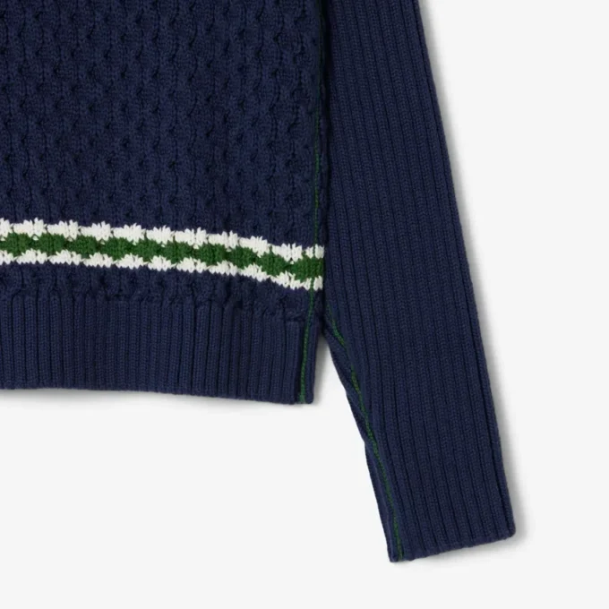 Camisola sem mangas com decote em V em algodão para meninas