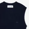 Camisola sem mangas em malha 3D de lã merino