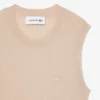 Camisola sem mangas em malha 3D de lã merino