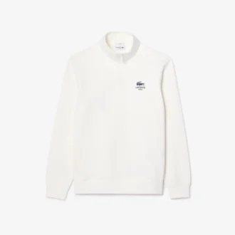 Camisola unissexo com gola alta e fecho