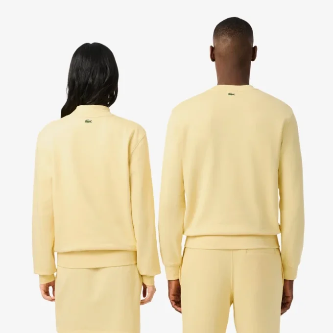 Camisola unissexo de malha polar com estampado