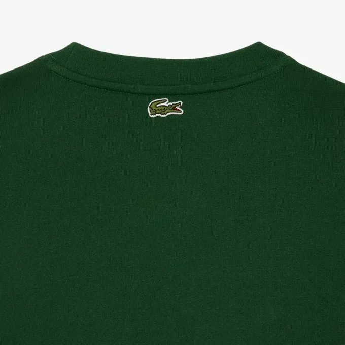Camisola unissexo de malha polar com gola redonda e estampado