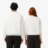 Camisola unissexo de malha polar grossa com corte largo