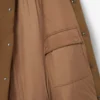 Casaco acolchoado em mistura de lã Runway