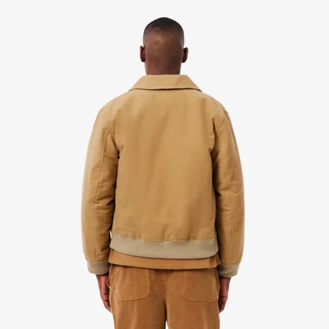 Casaco acolchoado em moleskin para homem